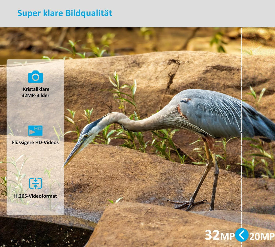 Meidase S950 4G LTE Wildkamera Handyübertragung App, Wildtierkamera mit Nachtsicht Bewegungsmelder,