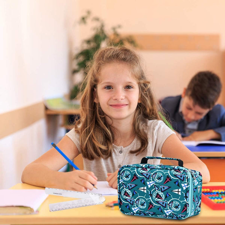 PORRASSO 72 Slots Federmäppchen Schulmäppchen Studenten Mäppchen Stifthalter Schreibtischorganizer S