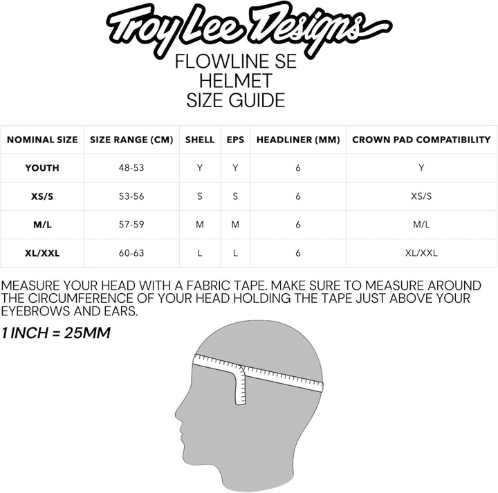 Troy Lee Designs Flowline SE MIPS Helm grau/grün M/L | 57-59cm, M/L | 57-59cm