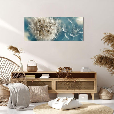 Panorama Bilder auf Leinwand 100x40cm Leinwandbild Baby Sommer Pflanze Gross Wanddeko Bild Schlafzim