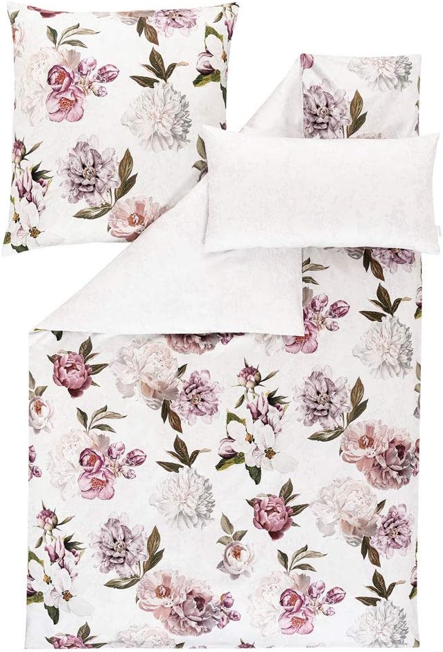 ESTELLA Bettwäsche Philomena | maulbeer 140x200 + 70x90 + 40x80, 140x200 + 70x90 + 40x80