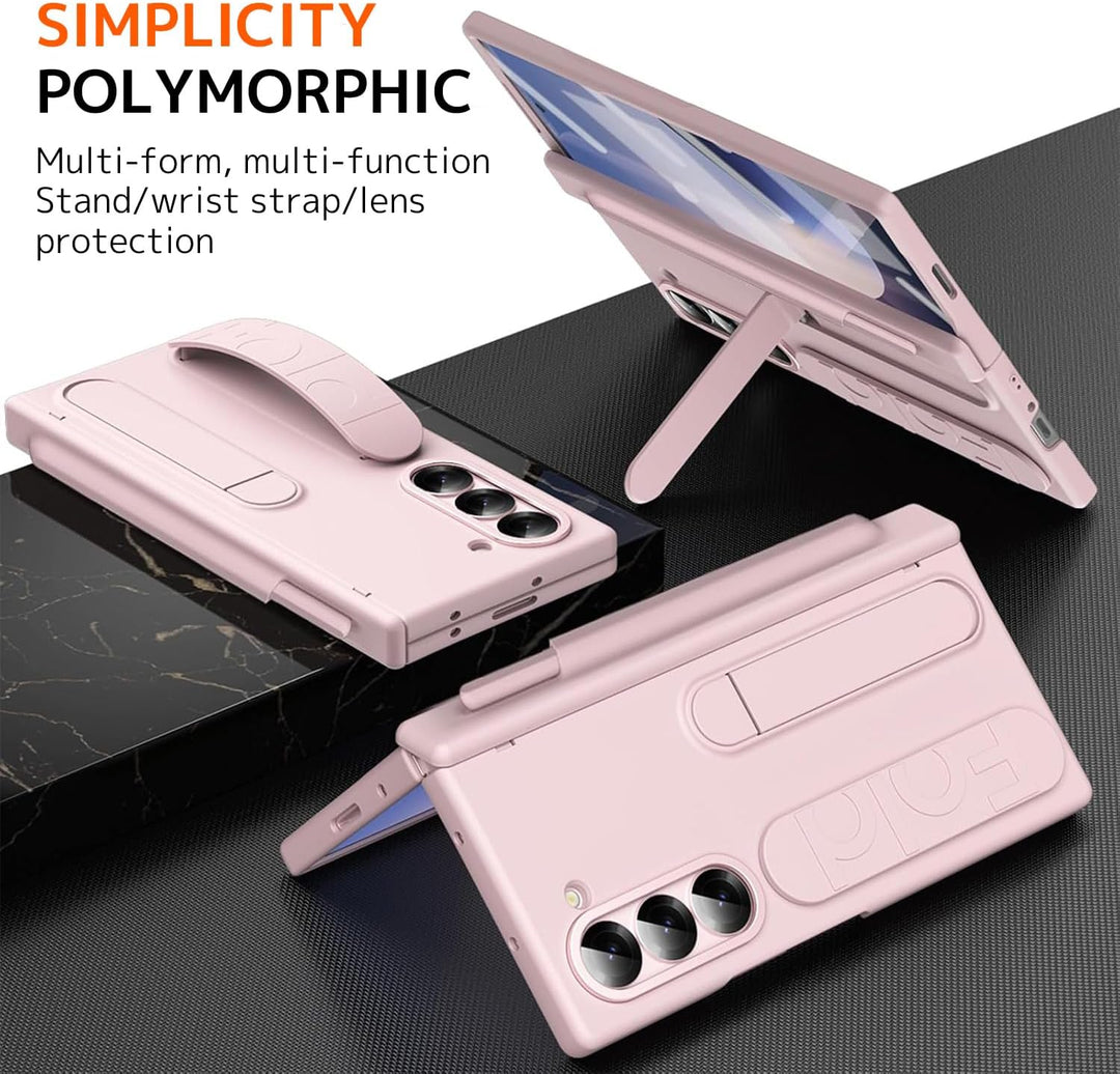 NINKI für Samsung Galaxy Z Fold 5 Hülle mit Displayschutz Samsung Fold 5 Hülle mit Stift Halter Gala