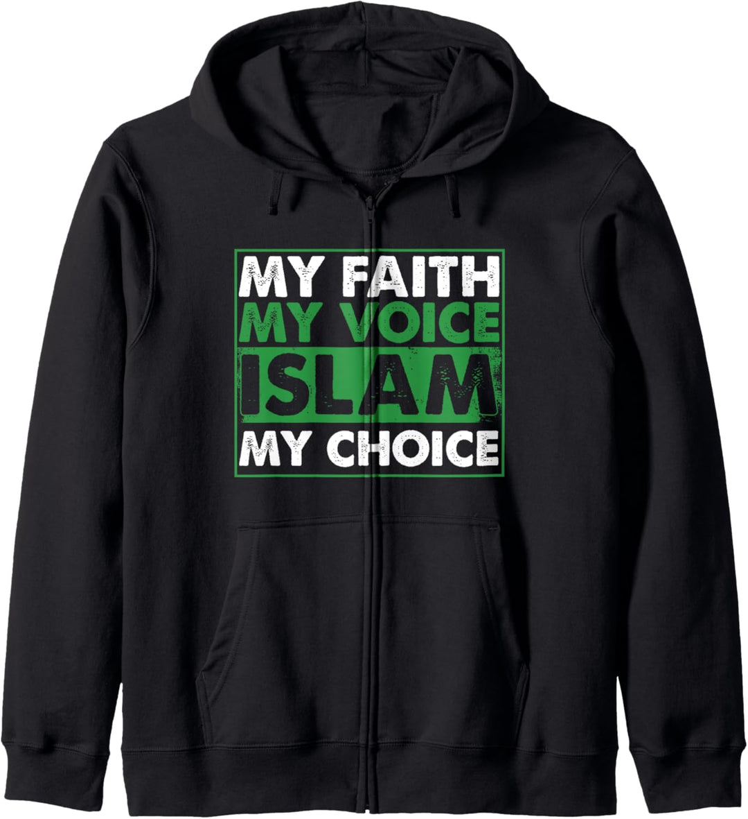 Islam Moslem Muslim Wahl Glaube Religion Allah Gott Geschenk Kapuzenjacke