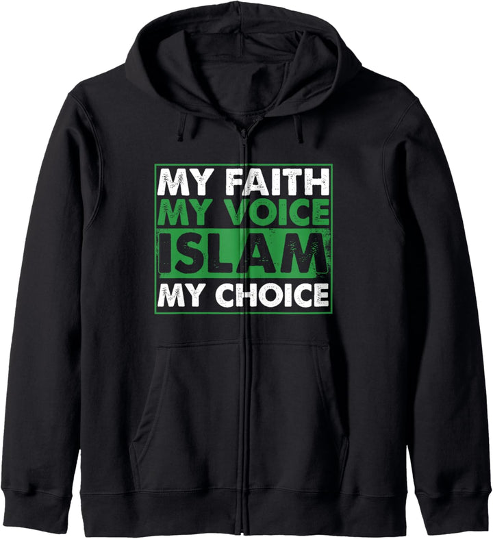 Islam Moslem Muslim Wahl Glaube Religion Allah Gott Geschenk Kapuzenjacke