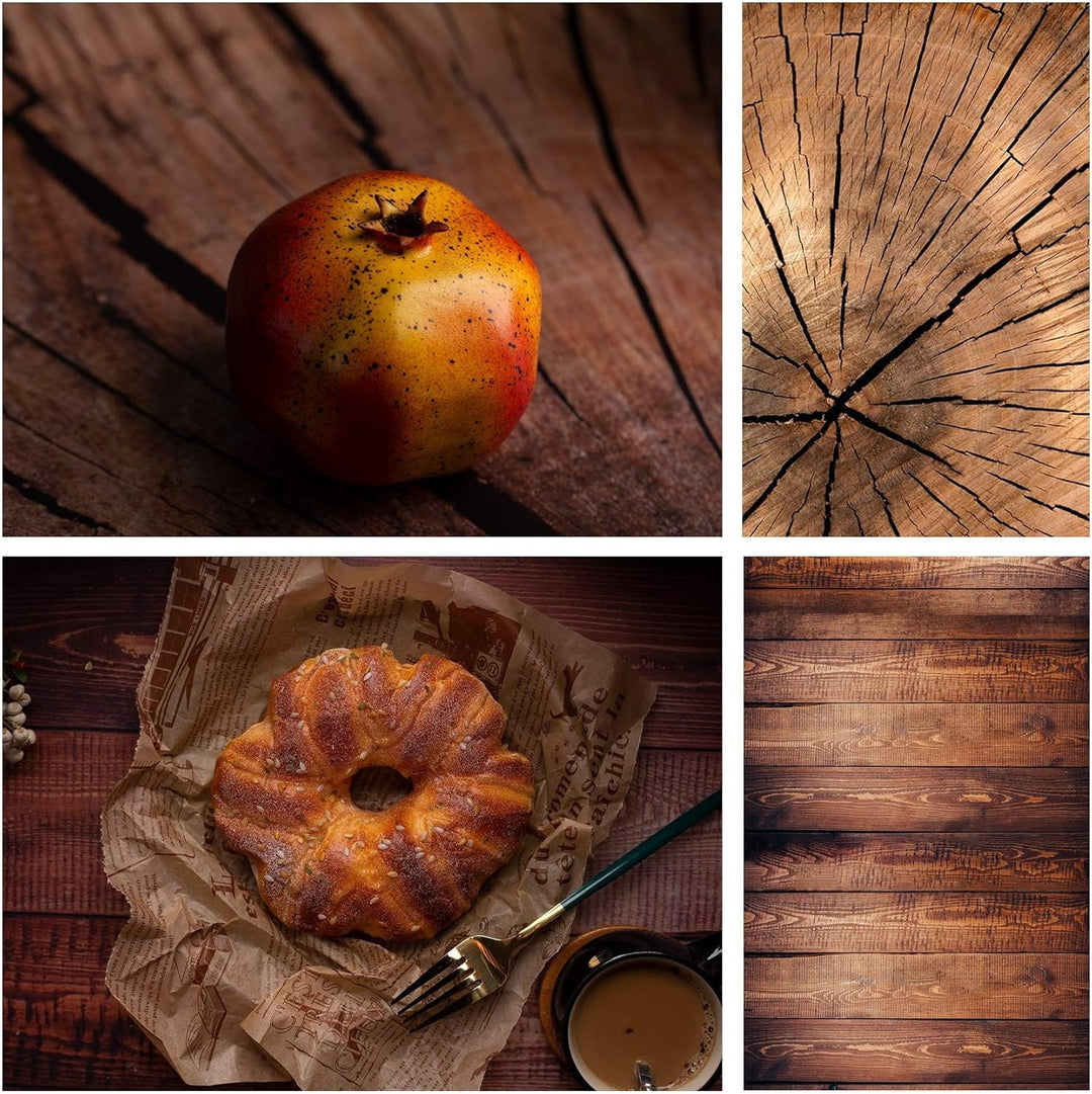 Selens 2 in 1 Hintergrund Fotografie Food Backdrop 56x88cm, Flat Lay Tischplatte Doppelseitiger Hint