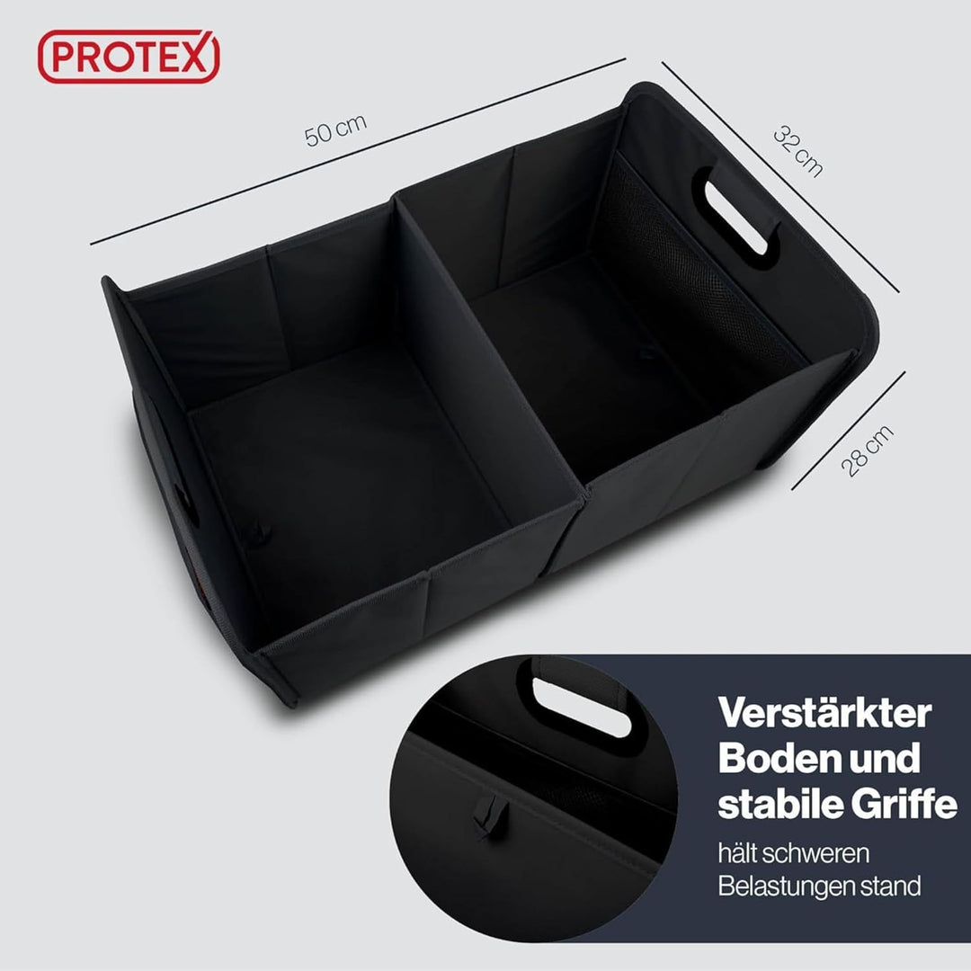 PROTEX Kofferraum Organizer [Testsieger 2025] 44L Auto Kofferraumtasche | Organizer Auto | Faltbare,