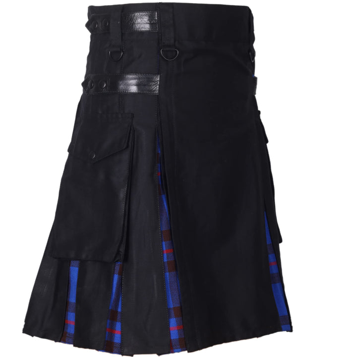 Hybird Utility-Kilts mit Lederriemen für Herren, 32 Elliot Modern