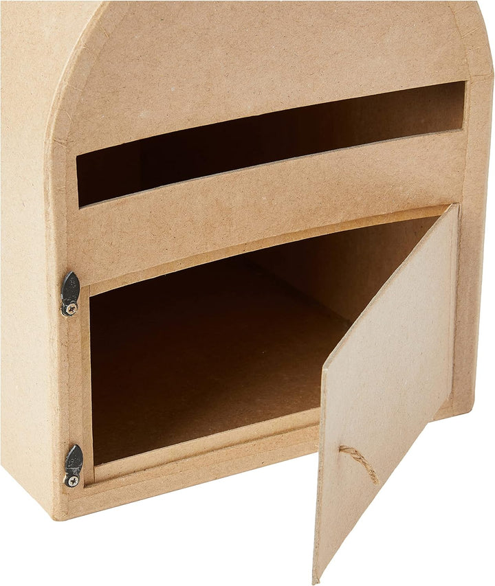 Décopatch EV001O Briefkasten (aus Pappmaché zum Verzieren und Personalisieren, 29 x 19 x 23 cm) 1 St