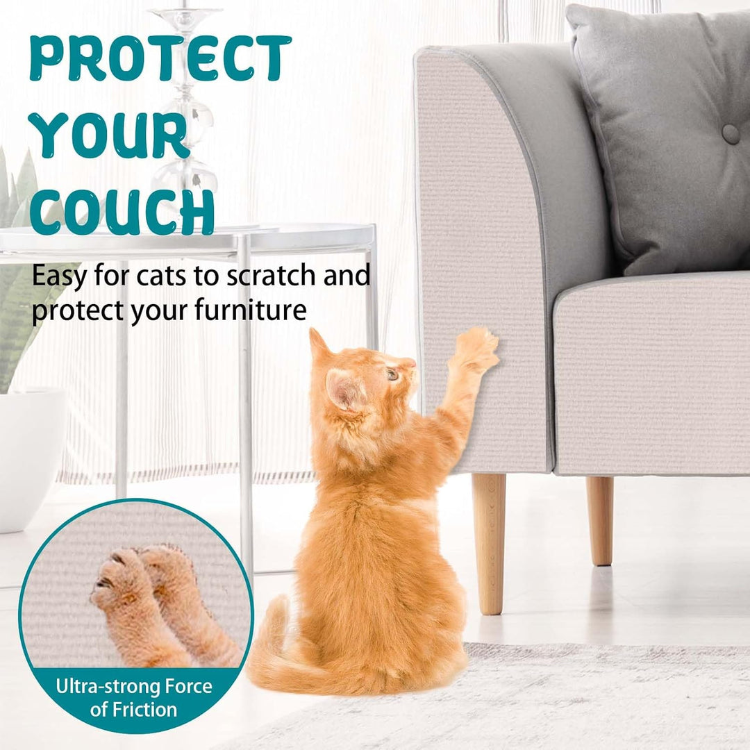 Kratzmatte Katze selbstklebend Kratzteppich Katze Wand Kratzbretter Sofa Kratzschutz Kratzmatte für