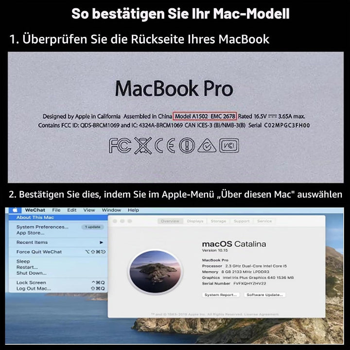 SHARKSPEED SSD 512GB NVMe M.2 PCIe Gen3.0x4 Festplatte Intern Upgrade für MacBook Air A1465 A1466(20