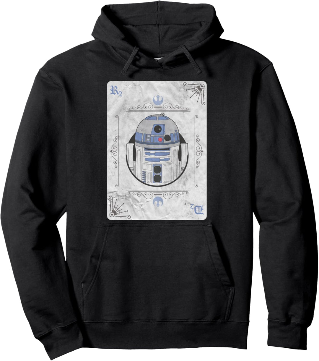 Star Wars R2-D2 Crumpled Paper Portrait Pullover Hoodie