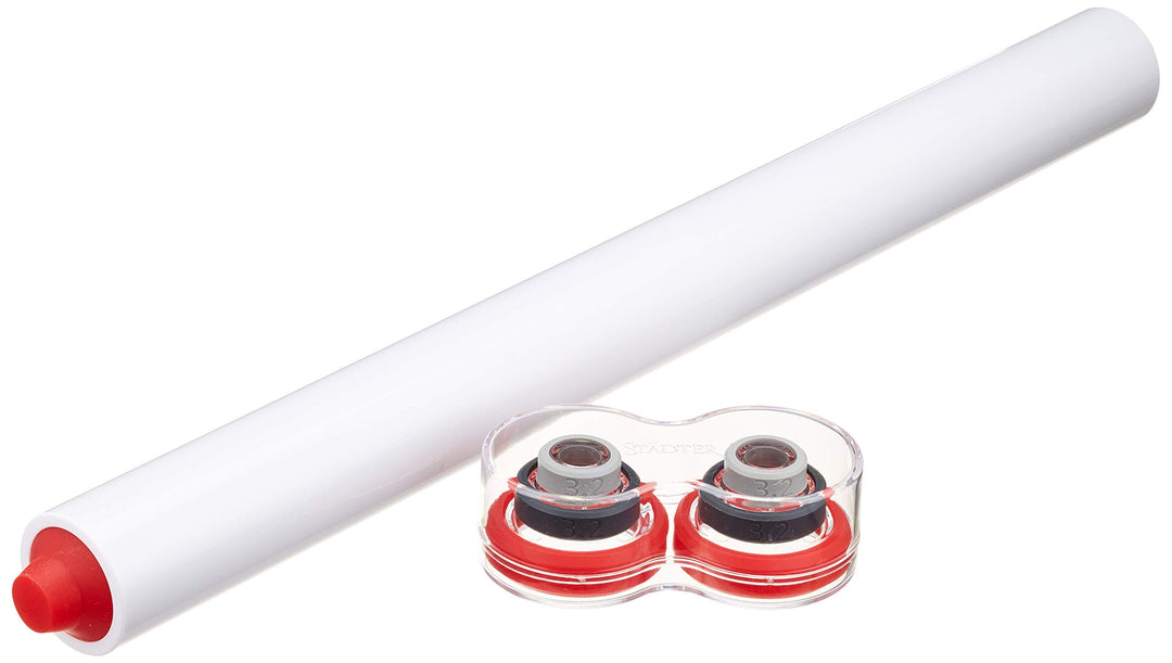 Staedter Ausrollstab 3-in-1 ca. 23/40 / 50 cm Weiss, Kunststoff, 30 cm