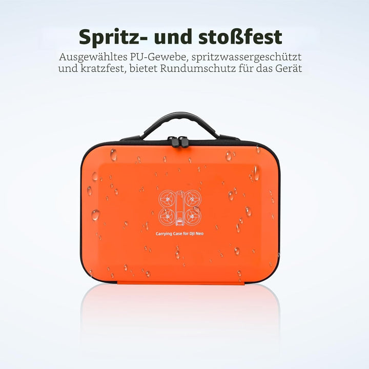 BRDRC Neo Tasche, Wasserdichtes Koffer Tragbare für DJI Neo Fly More Combo Tragetasche Reisetasche f