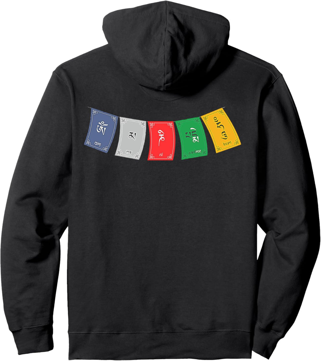 OM MA NI PADME HUM - Gebetsfahnen 5 - Fanspass Pullover Hoodie