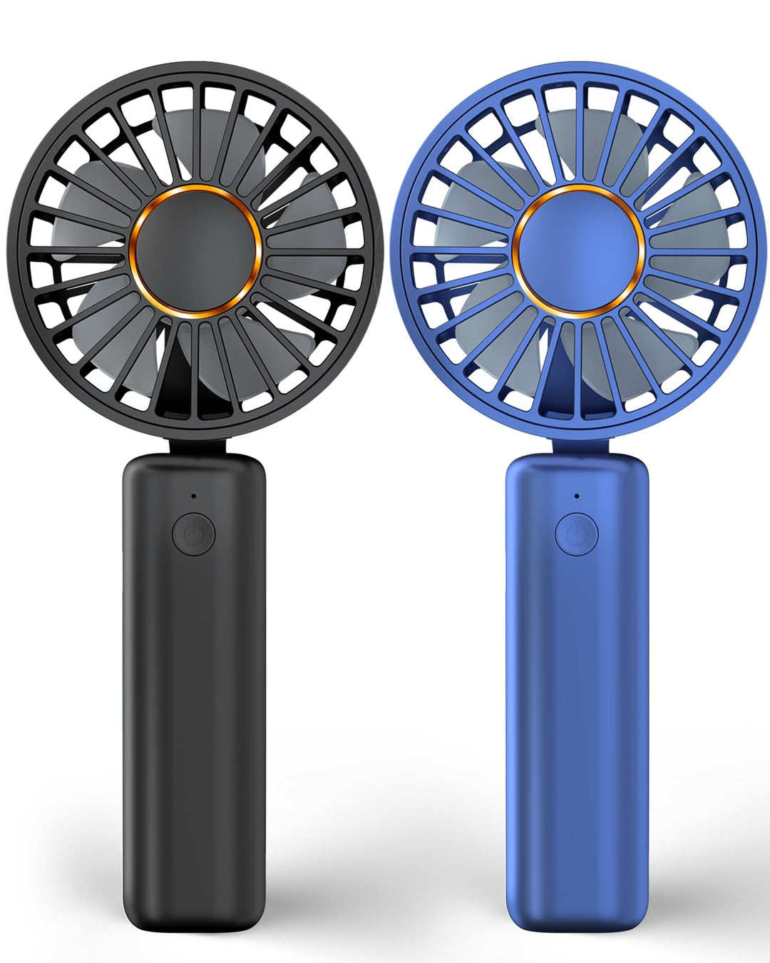 Tragbarer Handventilator,Mini-Schreibtischventilator Faltbar 1800mAh,180° Rotation,3 Geschwindigkeit