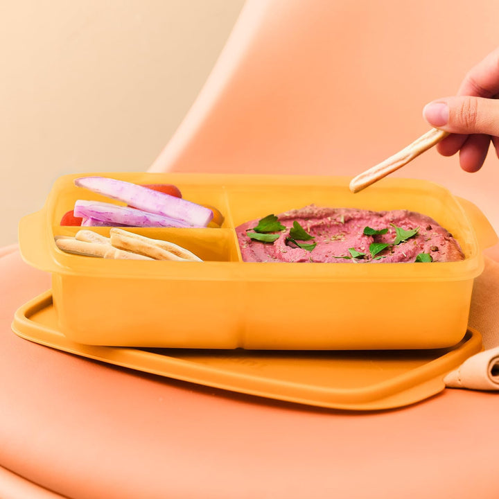 Tupperware Lunch-It Portion & Go Lunchbox für Lebensmittel, spülmaschinenfest, BPA-frei (4 Tassen/1
