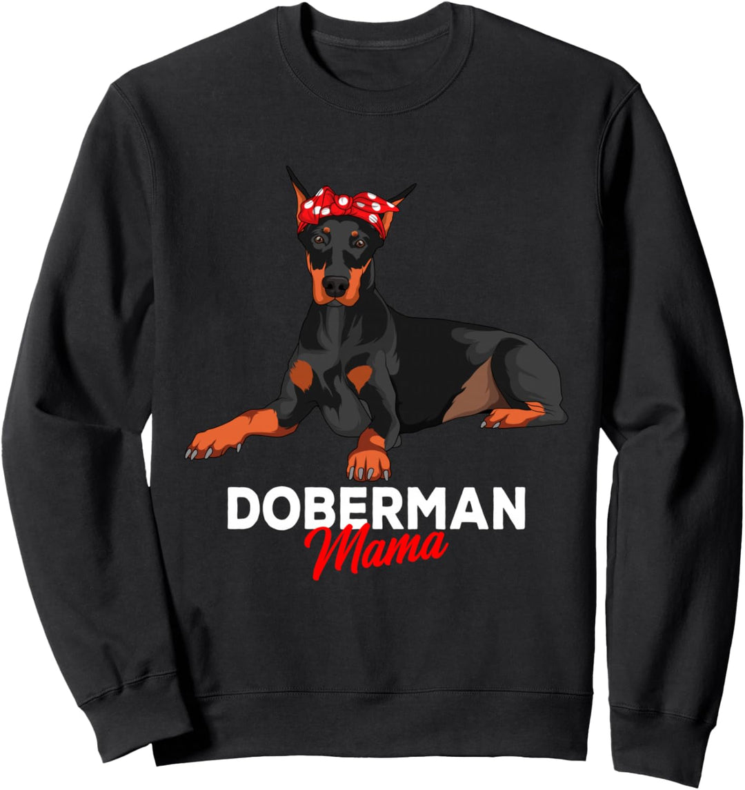 Dobermann Frauchen Doberman Mama Hunde Sweatshirt