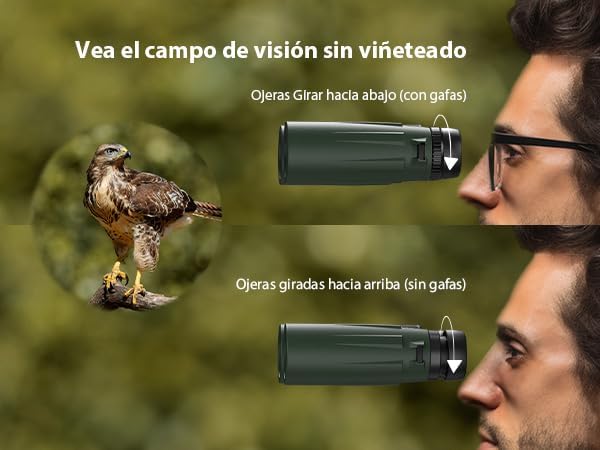 usogood Fernglas für Erwachsene mit BaK-4-Prismen &amp; FMC-Objektiv, 12 x 50 grünes Fernglas für Vogelb