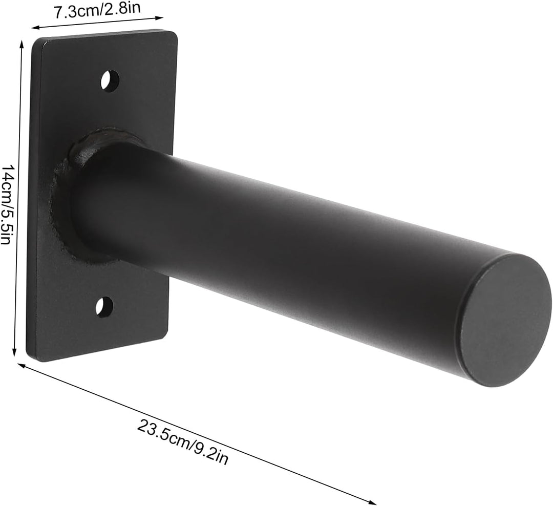 4 Stück Wandmontage Hantelscheibenhalter Wandmontag, an der Wand befestigte Gewichtsträger Lagerung,