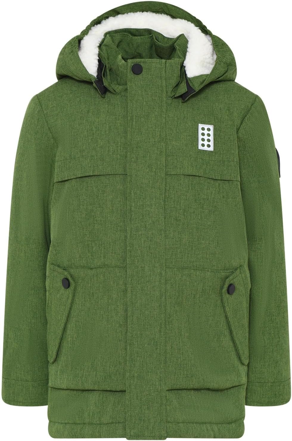 Lego Wear Unisex Kinder Lego Wear Jungen Winterjacke 3.000 Wassersäule Atmungsaktiv mit Sherpa Fleec