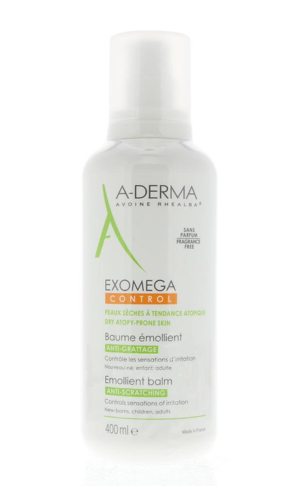 ADERMA Exomega Control – Körperbalsam mit Weichmacher, 400 ml