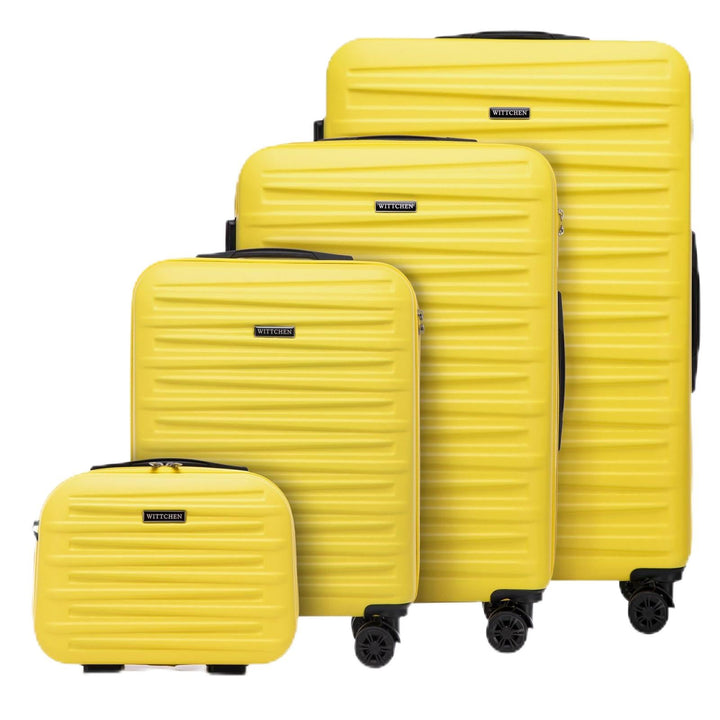 WITTCHEN Skyspeed Line Reisekoffer 4er Koffer-Set Rollkoffer Trolley Handgepäck Gepäck Reisekofferse