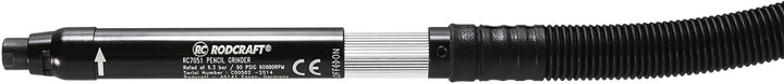 Rodcraft RC7051 Druckluft Stabschleifer für 3 mm Schleifer/Fräser, 40 Watt Leistung, Drehzahl 60000