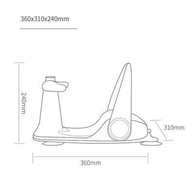 Bebamour Baby-Badesitz mit starkem Saugnapf, 3 Positionen, rutschfest, für Kleinkinder, 6–18 Monate,