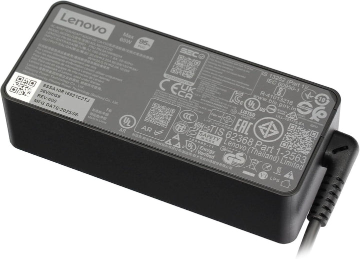 Lenovo 01FR026 Original USB-C Netzteil 65 Watt Normale Bauform für ThinkPad E585 (20KV), X1 Tablet (