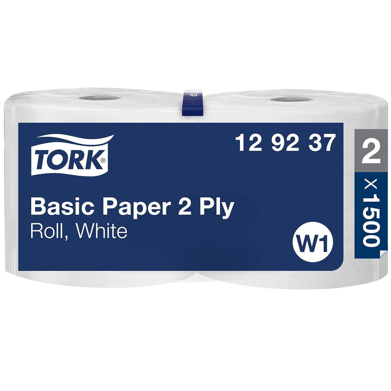 Tork 129237 Standard Papierwischtücher für W1 Bodenständer- und Wandhalter-System / 2-lagige, stabil