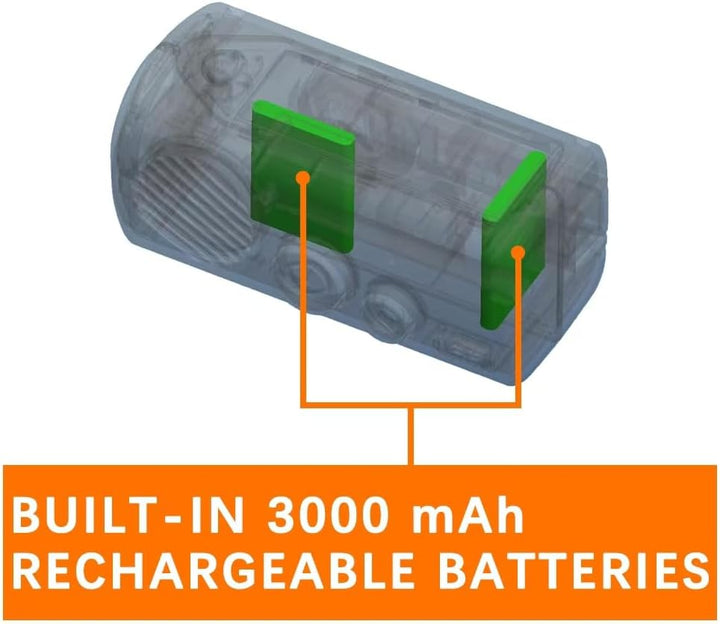 Notfallfunk, tragbares Handkurbelradio mit AM/FM, 3000 mAh wiederaufladbare Powerbank, SOS-Alarm, LE