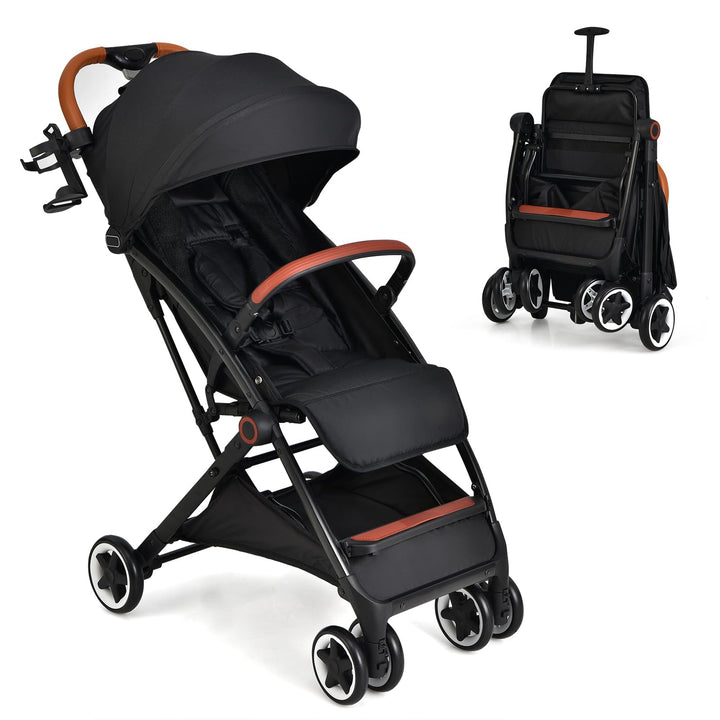 DREAMADE Klappbarer Kinderwagen, Buggy mit stufenlos verstellbarer Rückenlehne, Stroller mit Moskito