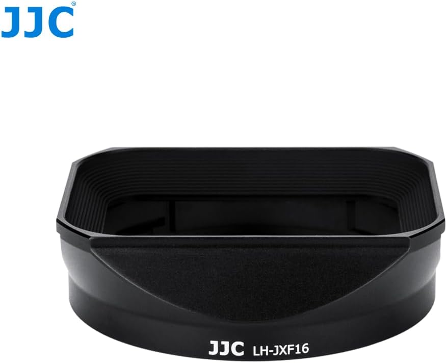 JJC LH-JXF16 Black Gegenlichtblende für Fujifilm Fujinon XF 16 mm f1.4 R WR Objektiv/Kit mit Slide D