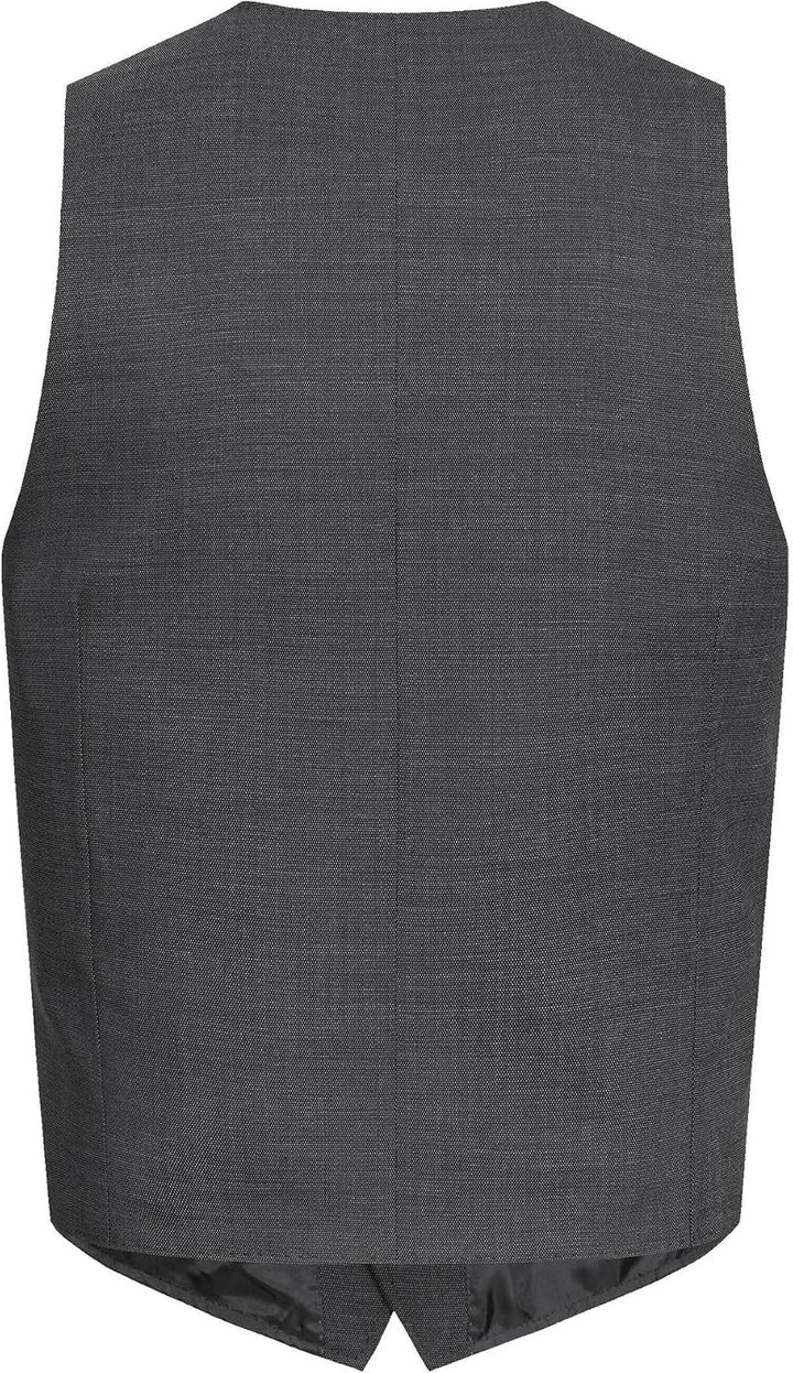 GREIFF Modern WITH 37.5 Herren Weste Regular 44 Schwarz PINPOINT, 44 Schwarz PINPOINT