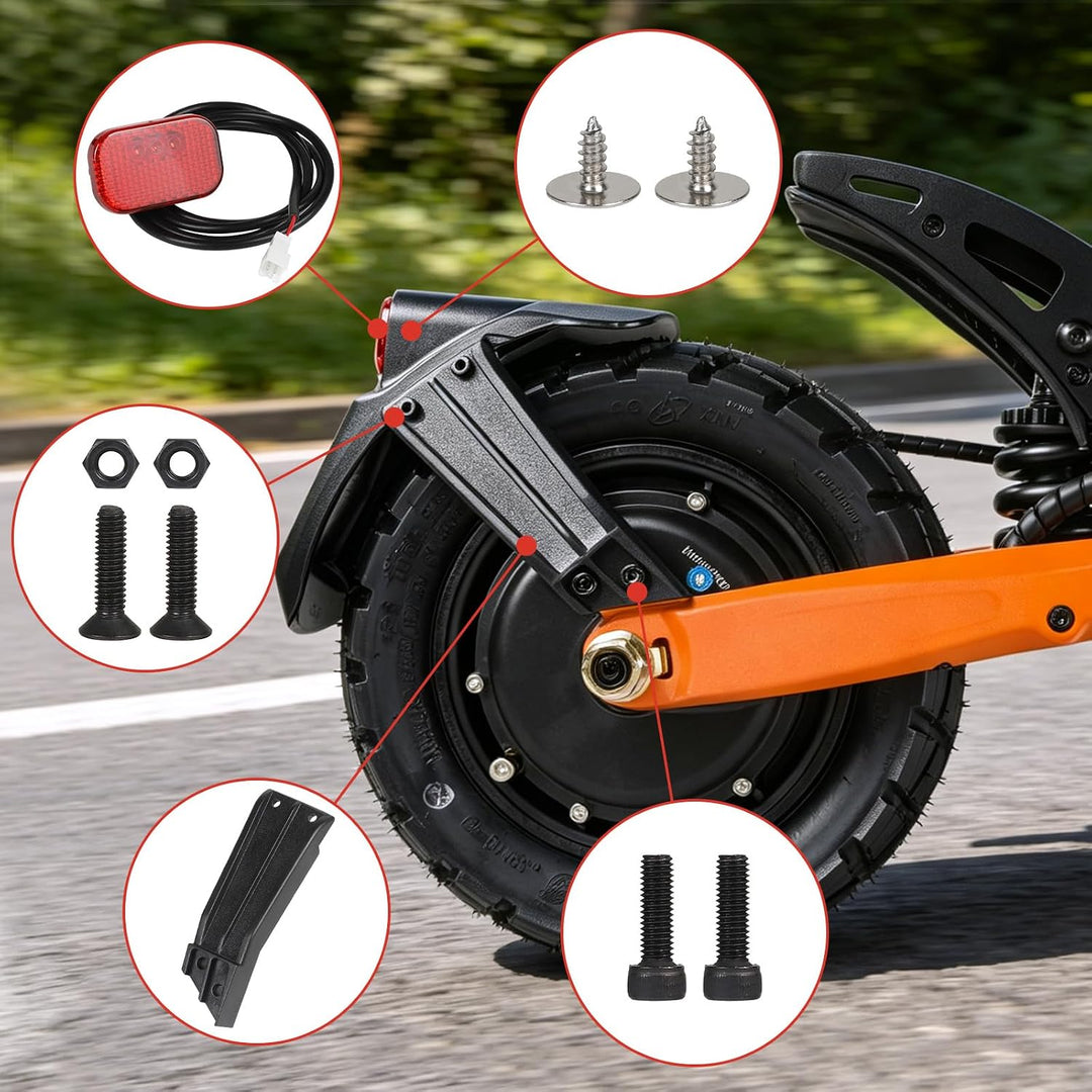 efuturetime E-Scooter Hinteres Schutzblech Kompatibel mit Kukirin G2 Pro DB