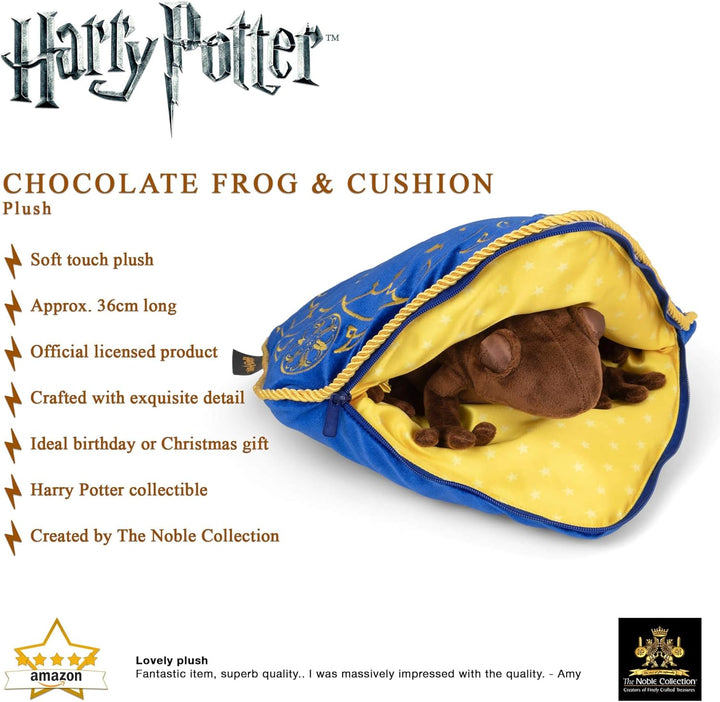 The Noble Collection Schokoladenfrosch-Plüsch und Kissen