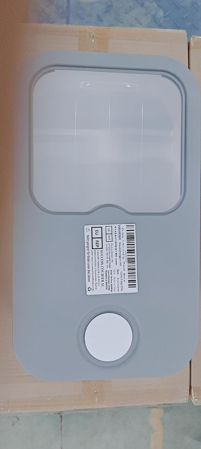 Waschmittel Pods Aufbewahrung für 100 Wäschepods,Waschmittelbox mit Schiebedeckel,Waschmittel Organi