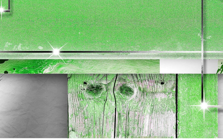 Runa Art Bild Abstrakt Wandbilder auf Vlies Leinwand 5 Teilig Wanddekoration Wohnzimmer Schlafzimmer
