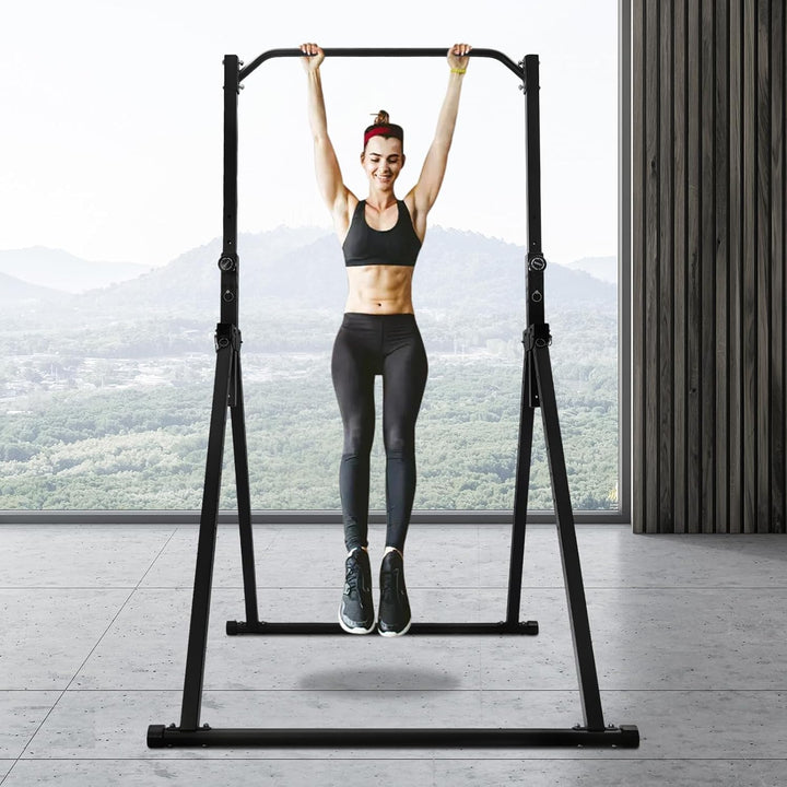 Klimmzugstange Outdoor, Power Rack, Power Tower aus Metall, Klimmzugstange Freistehend, Einstellbare