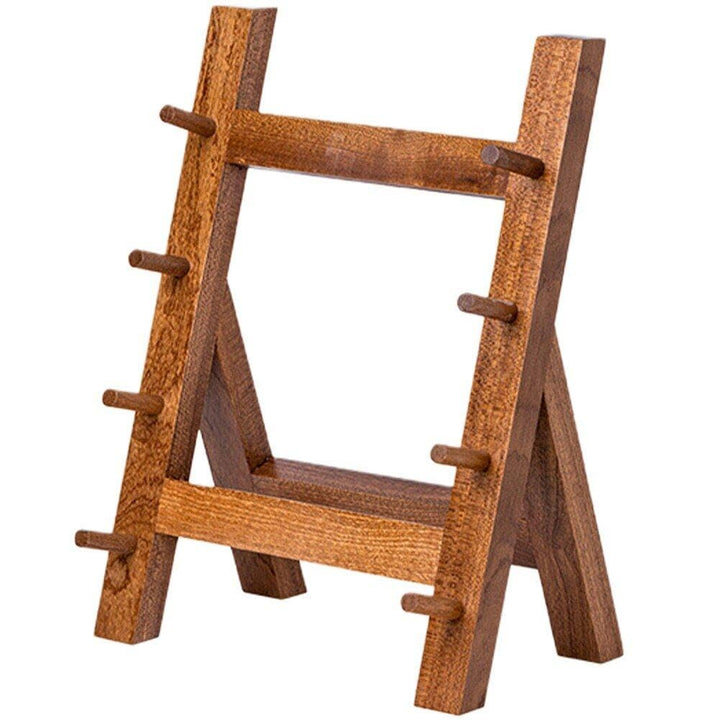 HiyyFloy Messerregal Aus Holz Im Japanischen Stil, 4-lagiger Lachsmesserhalter, Mehrlagiges Küchenla