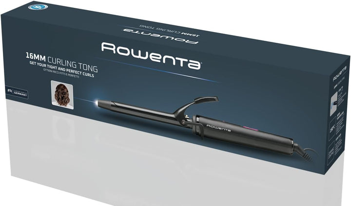 Rowenta CF2119 Lockenstab | 16 mm | feste Locken | Keramikbeschichtung | sanfte Wärme | kühle Spitze