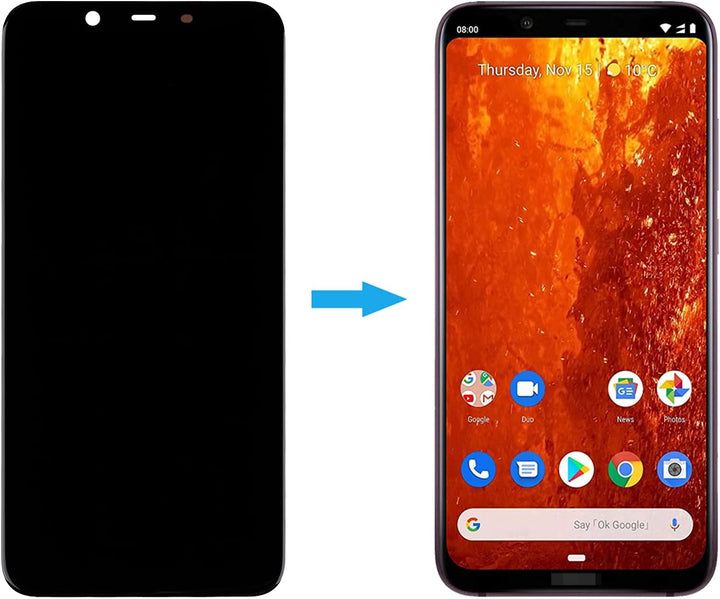 Duotipa Display Kompatibel mit Nokia 8.1 TA-1099 TA-1113 TA-1115 6.18" LCD Display Bildschirm Digiti