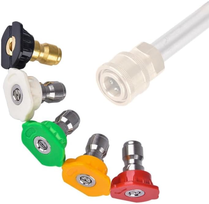 zalati Düsenspitzen, 6,35 mm (1/4 Zoll), Sprühschnellverbinder, Ersatz, bis zu 4000 PSI für Hochdruc