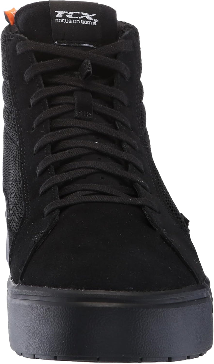 TCX Herren Street 3 Air Motorradstiefel 43 EU Schwarz, 43 EU Schwarz