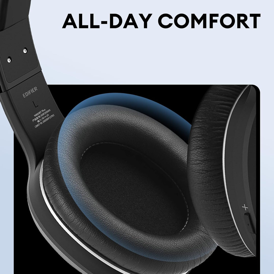 Edifier W800BT Plus Kabellose Over-Ear-Kopfhörer, Bluetooth-Headset mit CVC™ 8.0-Geräuschunterdrücku