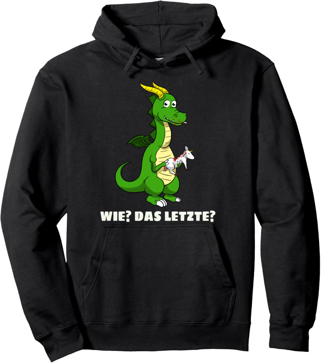 Wie Das Letzte Anti Einhorn Drachen Pullover Hoodie
