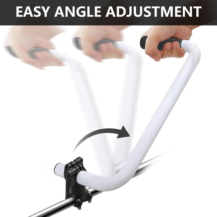 Trimmergriff, Rasentrimmer-Griff aus Aluminium, Ergonomischer Griff für Rasenmäher, Trimmer-Griffver