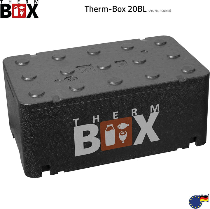 THERM BOX Styroporbox 20BL Innen: 45x25x17cm 20-Liter Isolierbox Thermobox Warmhaltebox Kühlbox Ther