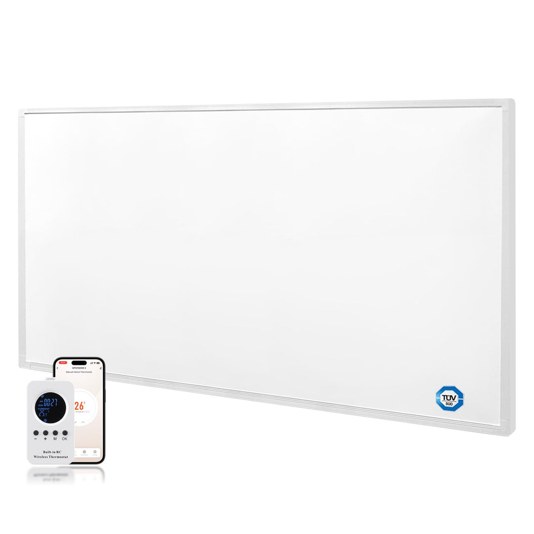 Infrarotheizung 1000 Watt, Infrarotheizung Wandmontage bis 120 Grad Celsius für 15-25㎡ - Smart-Elekt
