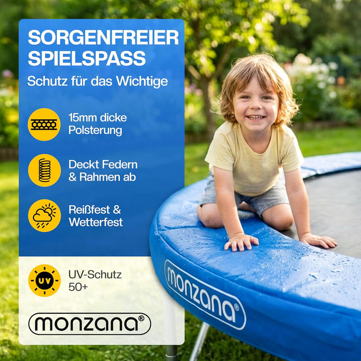 Monzana® Trampolin Randabdeckung Ø 183 244 305 366 427cm 30cm breit 100% UV-beständig reissfest wett